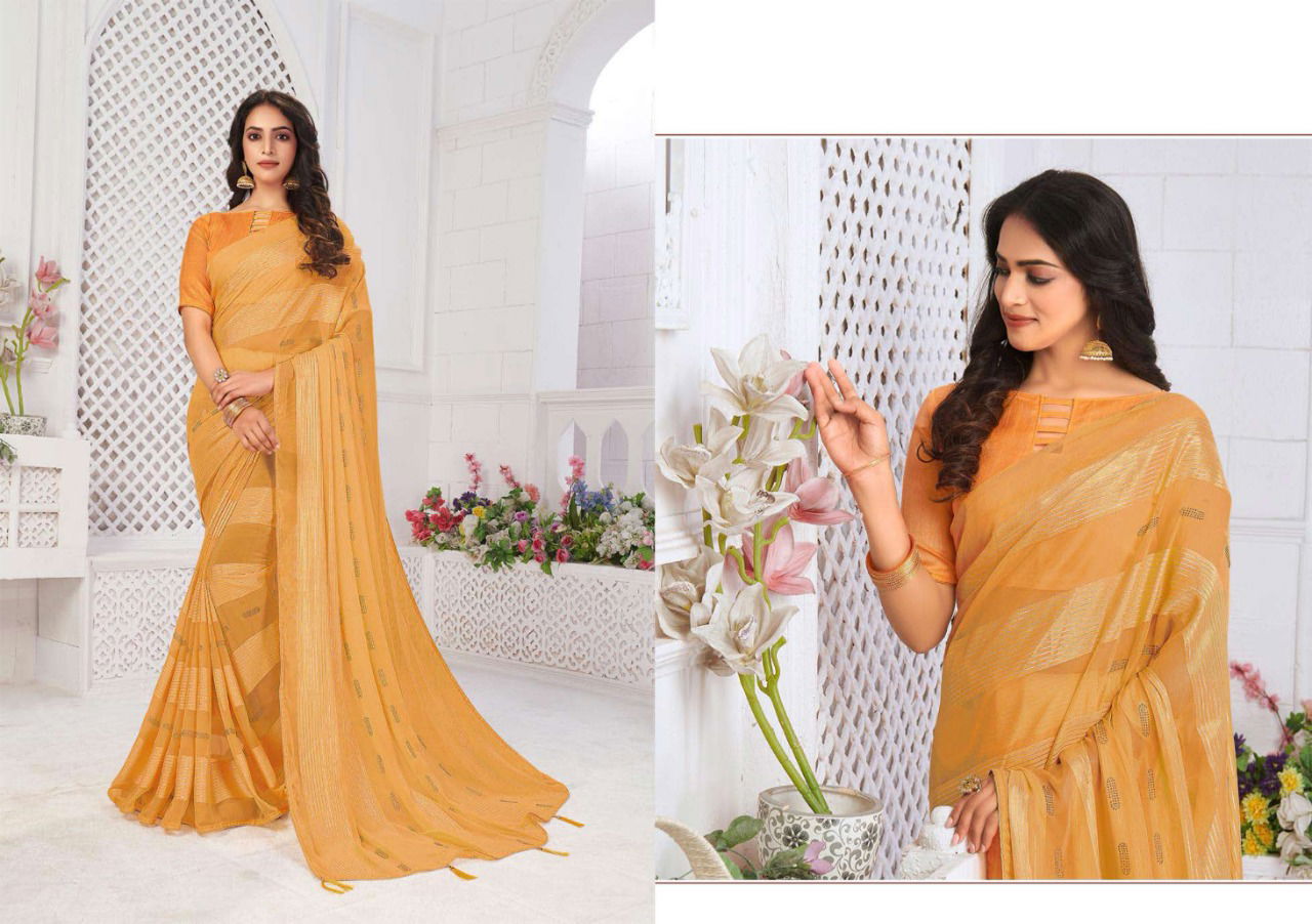 Saroj Tum Bin Fancy Party Wear Georgette Designer Saree Collection